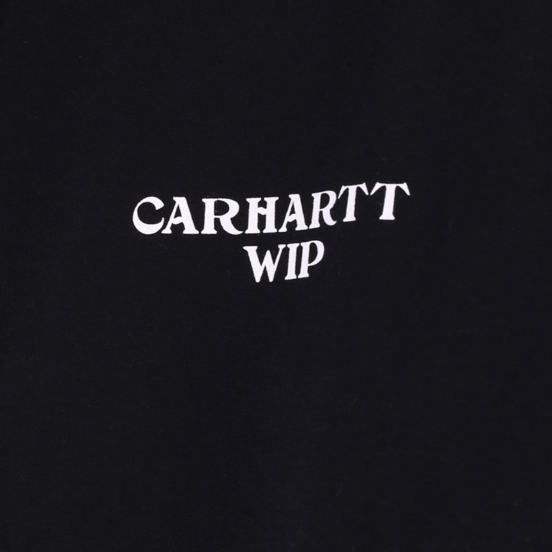 мужская черная футболка Carhartt WIP S/S Panic T-Shirt I029035-blck/wht - цена, описание, фото 2